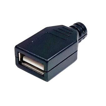 فیش مادگی USB کاوردار