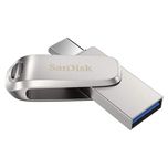 فلش مموری سن دیسک مدل Ultra Dual Drive Luxe ظرفیت 128 گیگابایت