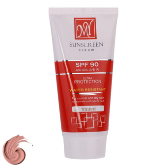 کرم ضد آفتاب رنگی مای با SPF90 مناسب پوست نرمال و خشک حجم 50 میلی لیتر