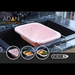 سبد آبکشی کشویی روی سینک