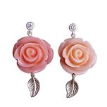 گوشواره مدل گل رز