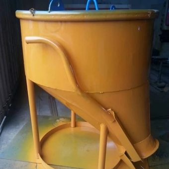 باکت بتن‌ریزی 750 لیتری بغل اهرمی