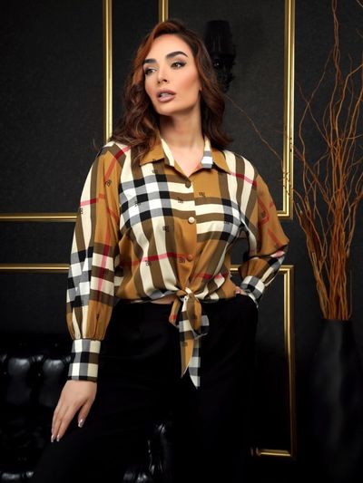 شومیز آستین کیمونو باربری