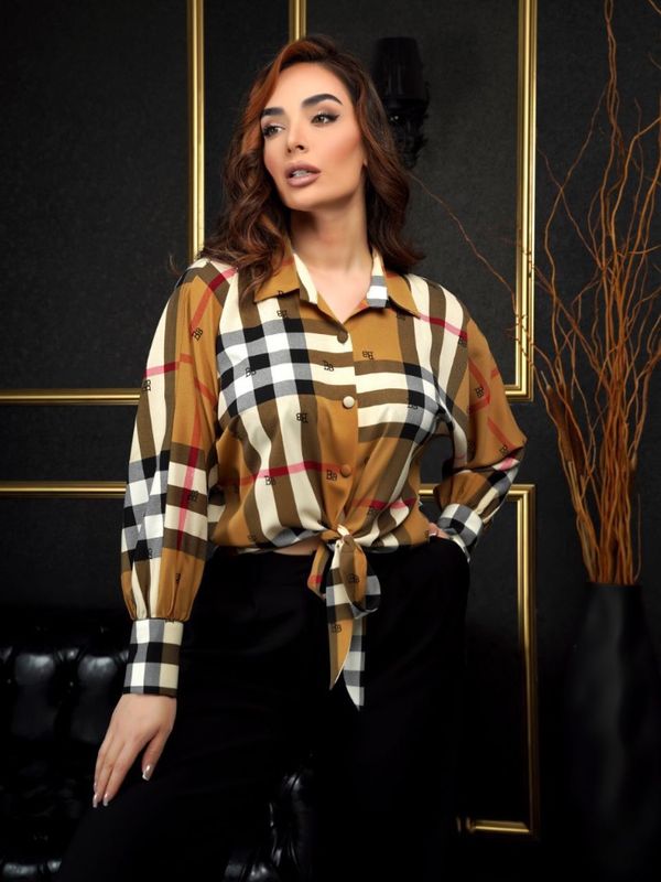 شومیز آستین کیمونو باربری