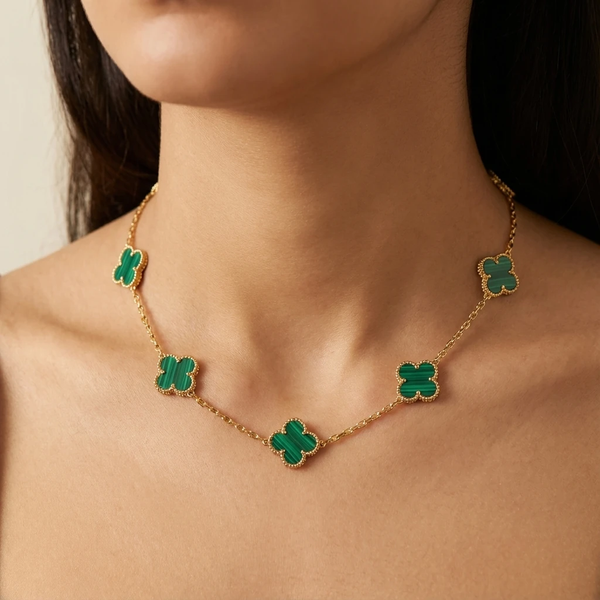 گردنبند طلایی طرح  ونکلیف | زیورآلات ظریف و لاکچری