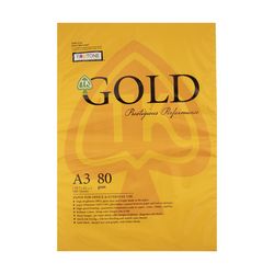 کاغذ A3 گلد رنگی اندونزی مدل 80 گرمی بسته 500 عددی