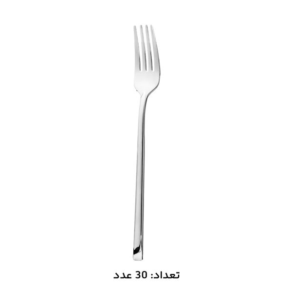 سرویس قاشق، چنگال و کارد استیل 146 پارچه 30 نفره کابان مدل 197