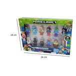 فیگور مدل ماینکرافت کد 100 مجموعه 12 عددی