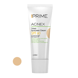کرم ضدآفتاب رنگی پرایم مدل Acnex Beige SPF60، مناسب پوست‌های چرب، حجم 40 میلی‌لیتر*453