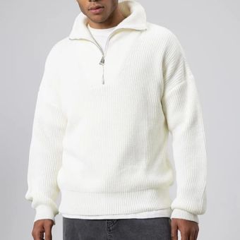 پلیور بافت یقه نیم زیپ از برند VAMOS 🇹🇷