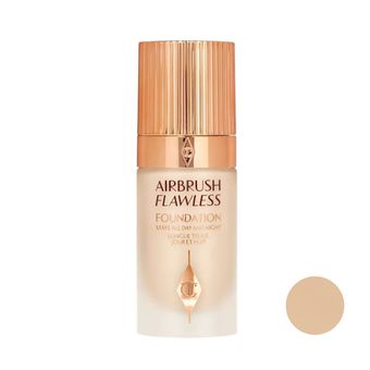 کرم پودر مایع SPF0 شارلوت تیلبری مدل Air Brush neutral شماره 2 مناسب برای انواع پوست حجم 30 میلی لیتر