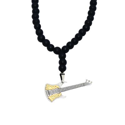 گردنبند مردانه طرح گیتار کد GM-011