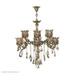 لوستر 12 شعله شاهان تک کد B/8013