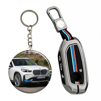 کاور ریموت و سوئیچ خودرو کالانیکس مدل COV-BMW-100707 طرح فلزی مناسب برای بی ام دبلیو iX1 ، iX2 به همراه جاسوئیچی