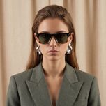 عینک آفتابی آلبرت وگ مدل SZ8305 Obsidian Tortoise