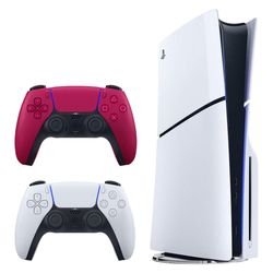کنسول بازی سونی مدل PlayStation 5 Slim ظرفیت یک ترابایت ریجن 2016A اروپا به همراه دسته اضافی*377