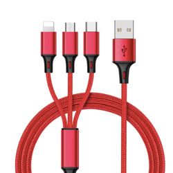 کابل شارژ موبایل 3 سر FASHION CABLE
