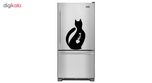 استیکر یخچال صالسو آرت طرح fish in cat az