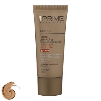 کرم ضدآفتاب رنگی پرایم SPF50 مدل Matex Tinted مناسب انواع پوست تاریخ انقضا 1408