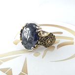 انگشتر نقره مردانه ملک زیور مدل حدید عین علی کد 226