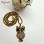 گردنبند زنانه طرح جغد کد TJ001