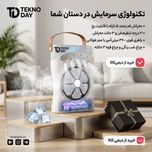 پنکه شارژی تکنودی مدل مه پاش  new 2027 ظرفیت 3600 میلی آمپر ساعت