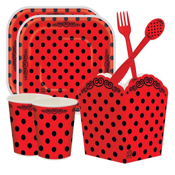 مجموعه 55 عددی تم تولد طرح خالدار مدل RB