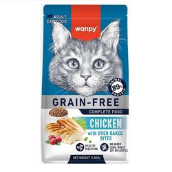 غذای خشک گربه بالغ ونپی مدل گرین فری طعم مرغ وزن 1.5کیلو گرم