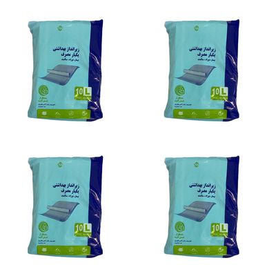 پد زیرانداز بهداشتی بهداشتی یکبار مصرف درماپد مجموعه 4 عددی