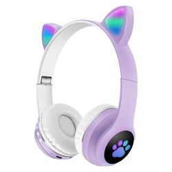 هدفون بلوتوثی مدل گربه ای