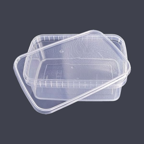 ظرف نگهدارنده مدل فریزری طرح مستطیل کد 1200cc بسته 12 عددی