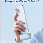 پاوربانک انکر 5000 میلی‌آمپری 12W مدل Anker 621 Power Bank Built-In Lightning Connector A1645