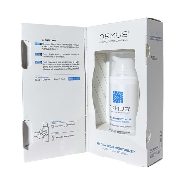 کرم آبرسان دست و صورت و گردن اورموس مدل Hydra Tech مناسب برای انواع پوست حجم 50 میلیلیتر