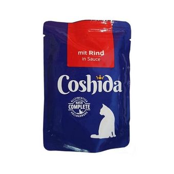 پوچ گربه کوشیدا مدل گوشت گاو وزن 100 گرم