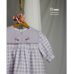 ست بلوز شلوار دخترانه مانیا رنگ یاسی