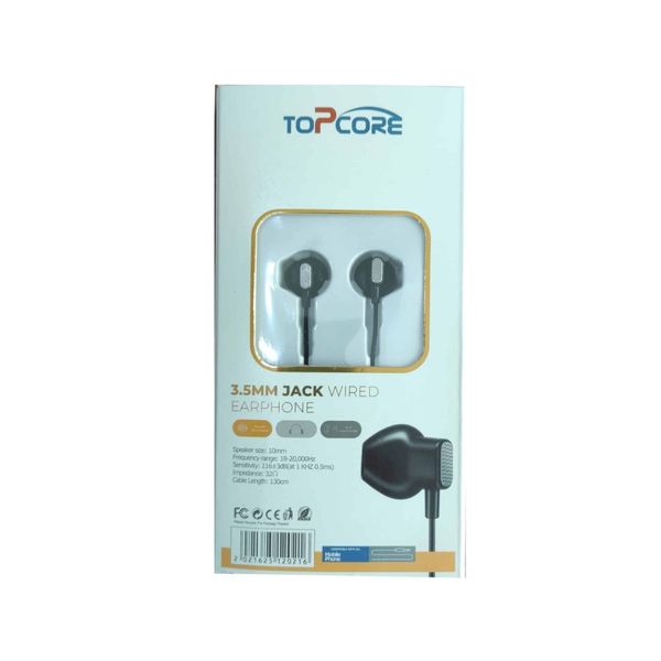 هندزفری سیمی TOP CORE TP-02