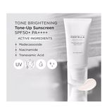 کرم ضد آفتاب سانتلا SPF 50 مدل Tone-Up Sunscreen ‌مناسب پوست‌های حساس حجم 50 میلی‌لیتر