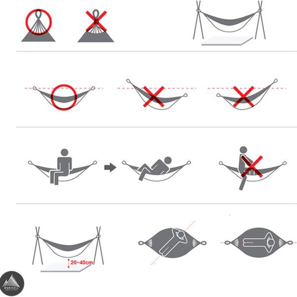 تخت آویز کووآ مدل SUNNY HAMMOCK III F2023