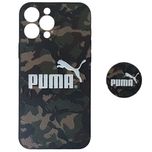 کاور مدل چریکی برجسته کد IPH-110 مناسب برای گوشی موبایل اپل Iphone 13 Pro Max به همراه پایه نگهدارنده