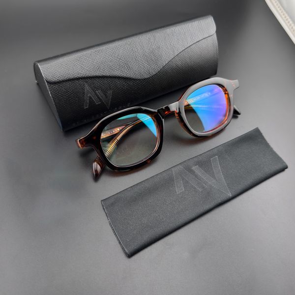 فریم عینک طبی مربعی مدل S31104-C2-1 Acetate مناسب برای صورت گرد و بیضی