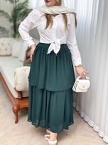 دامن حریر طبقه ای 2891