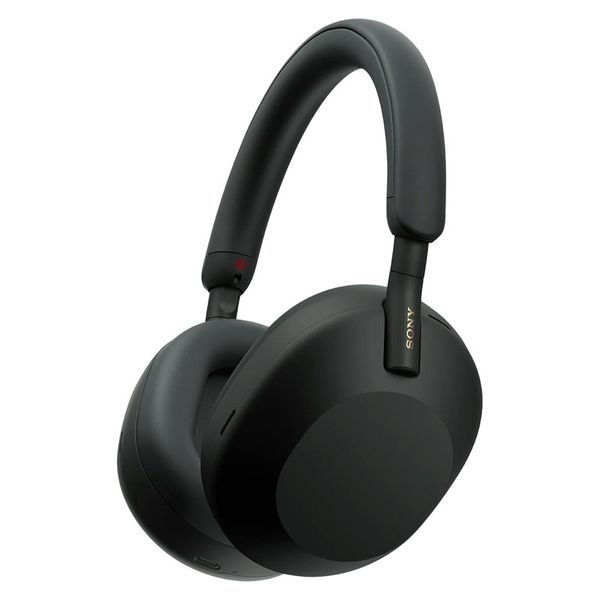 هدفون بیسیم سونی مدل WH-1000XM5 با نویز کنسلینگ فعال (ANC)، درگاه شارژ USB Type-C، دارای 4 میکروفون با فناوری Beamforming، پشتی