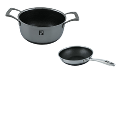 سرویس 4 پارچ نوزاد(BABY SET) استیل نچسب (کف لیزری) نومر ضمانت اصالت کالا و ارسال فوری و رایگان / گارانتی 24 ماهه مارکو تجارت