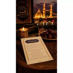 کارت زیارت عاشورا