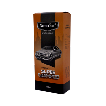سوپر شامپو خودرو نانو براق کننده و احیا کننده رنگ از بین بردن چرک مردگی  50 لیتر nanosun