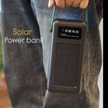 پاوربانک خورشیدی گرین لاین مدل Solar max با ظرفیت 30000 میلی آمپر با قابلیت شارژ سریع