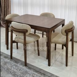 ست صندلی و میز نهارخوری مدل السا