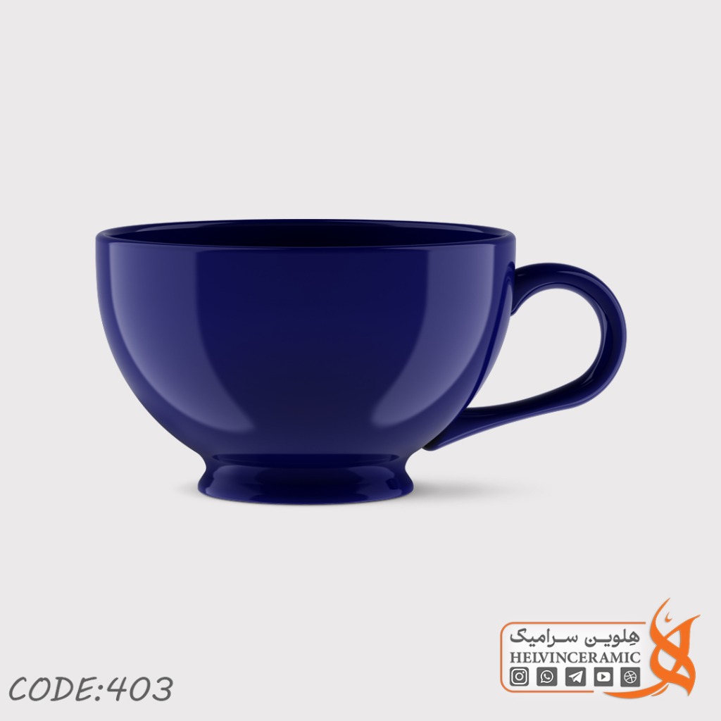 استین آبی لاجوردی چین - 100g | کد 403