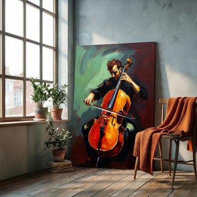 تابلو بوم آوای رهایی/ طرح اختصاصی لوکس بوم