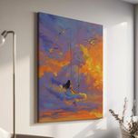 تابلو بوم رویای بی انتها/ طرح اختصاصی لوکس بوم